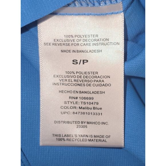 Habit Men's UPF 40+ UV Protection Fishing Shirt Size Small Blue - Picture 7 of 9